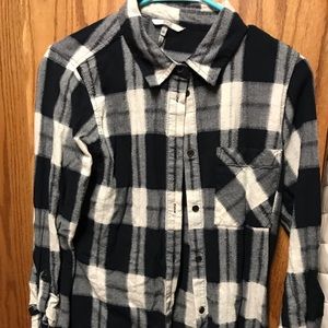 Blue and White Flannel